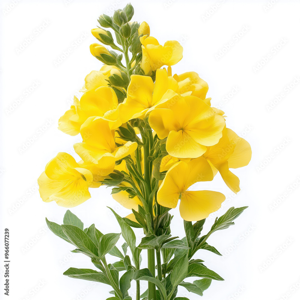 Canola Plant Isolated Canola Plant Isolated