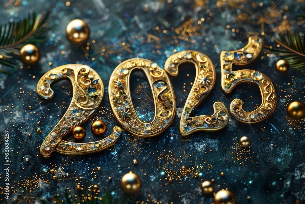 2025 gold jewel numbers, new year gemstones, diamond greeting card, gem celebrate banner 2025 gold jewel numbers, new year gemstones, diamond greeting card, gem celebrate banner