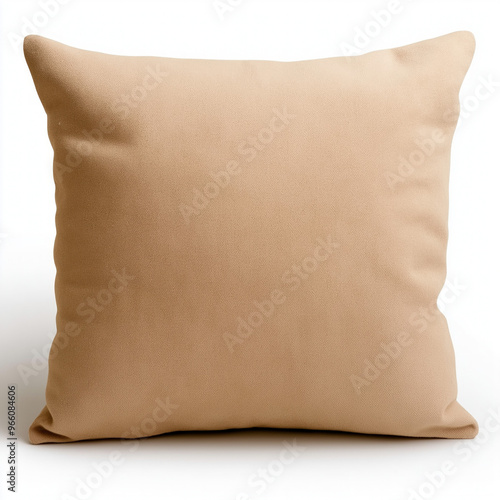 Velvet Cushion Isolated