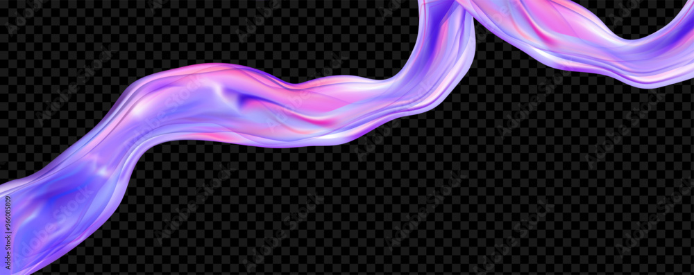 Abstract holographic wave.Flow iridescent fluid.Dynamic spectrum ribbon. Abstract holographic wave.Flow iridescent fluid.Dynamic spectrum ribbon.