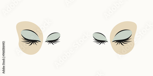 Eyelash icon or logo sign symbol isolated vector illustration black style vector icons with elegant color touches.