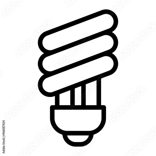 fluorescent lamp icon