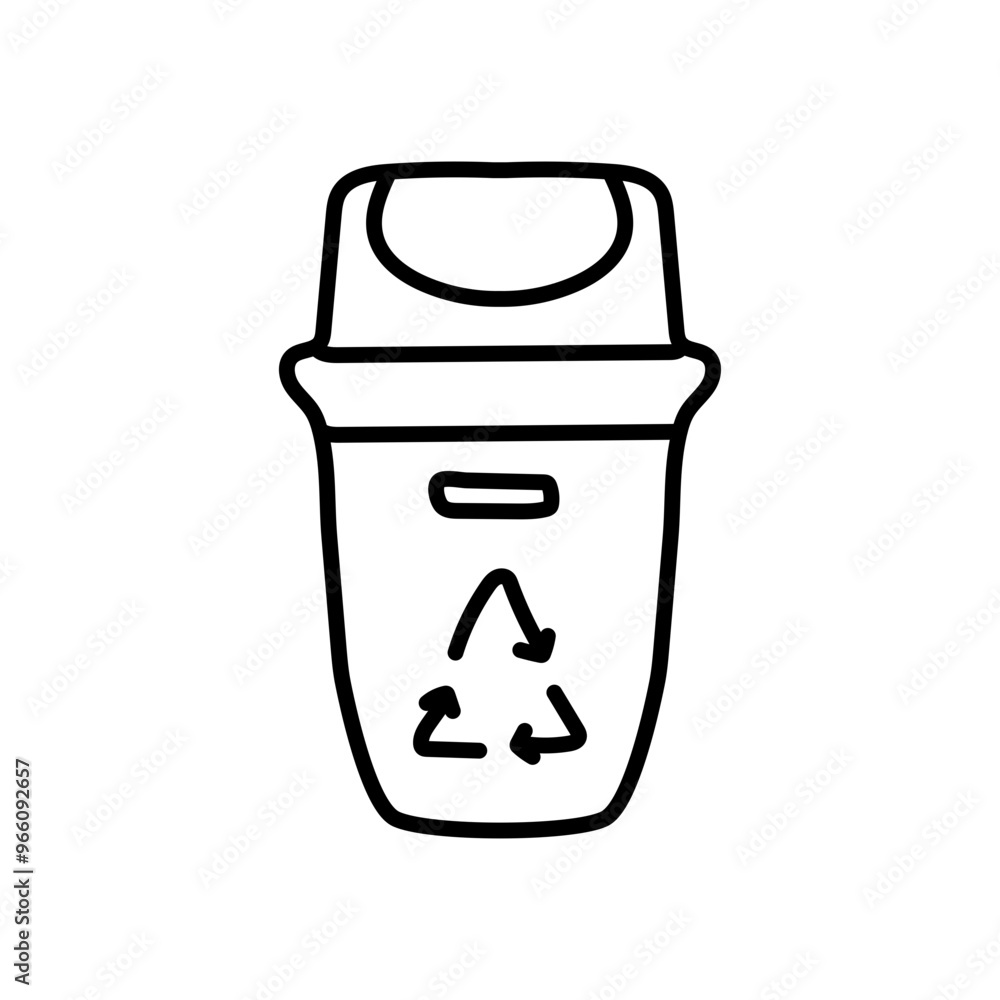 Zero Waste Outline Icon, Vector illustration Zero Waste Outline Icon, Vector illustration