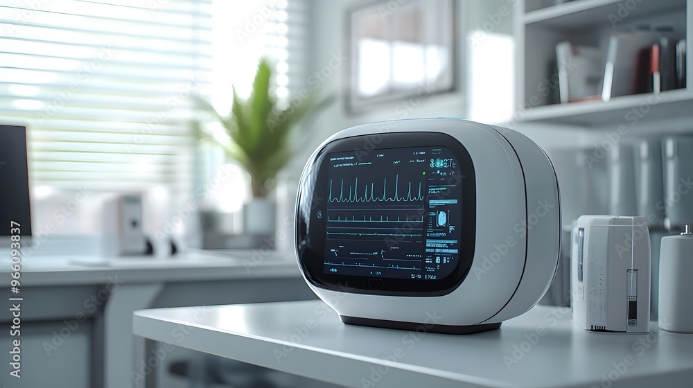 Advanced Medical Diagnostic Device with Sleek Design and Cutting-Edge Biosensors for Personalized Healthcare Advanced Medical Diagnostic Device with Sleek Design and Cutting-Edge Biosensors for Personalized Healthcare