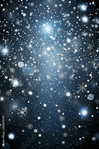 Stunning and Dynamic Snow Overlay Effect Image to Bring a Festive and Wintry Feel