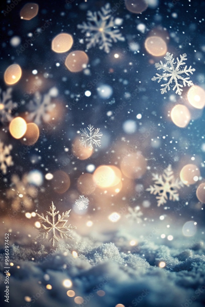Stunning and Dynamic Snow Overlay Effect Image to Bring a Festive and Wintry Feel Stunning and Dynamic Snow Overlay Effect Image to Bring a Festive and Wintry Feel