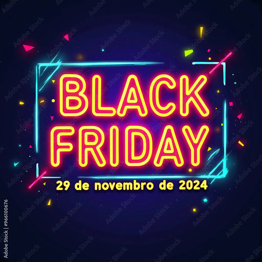Black Friday. Flyer Black Friday Brasil. Letras em neon. Black Friday para o Brasil. Black Friday. Flyer Black Friday Brasil. Letras em neon. Black Friday para o Brasil.