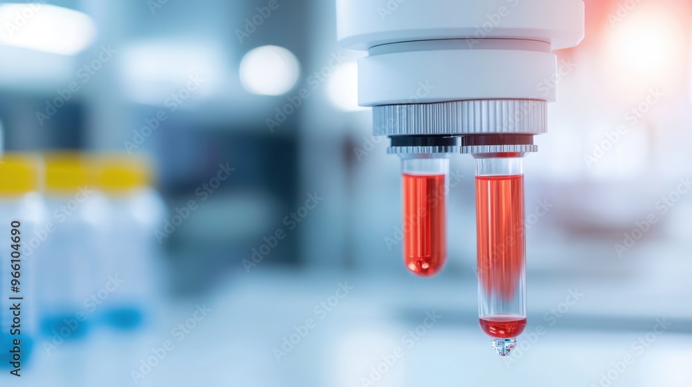 Biotechnology lab equipped with robotic systems for drug discovery and genetic research random add Biotechnology lab equipped with robotic systems for drug discovery and genetic research random add