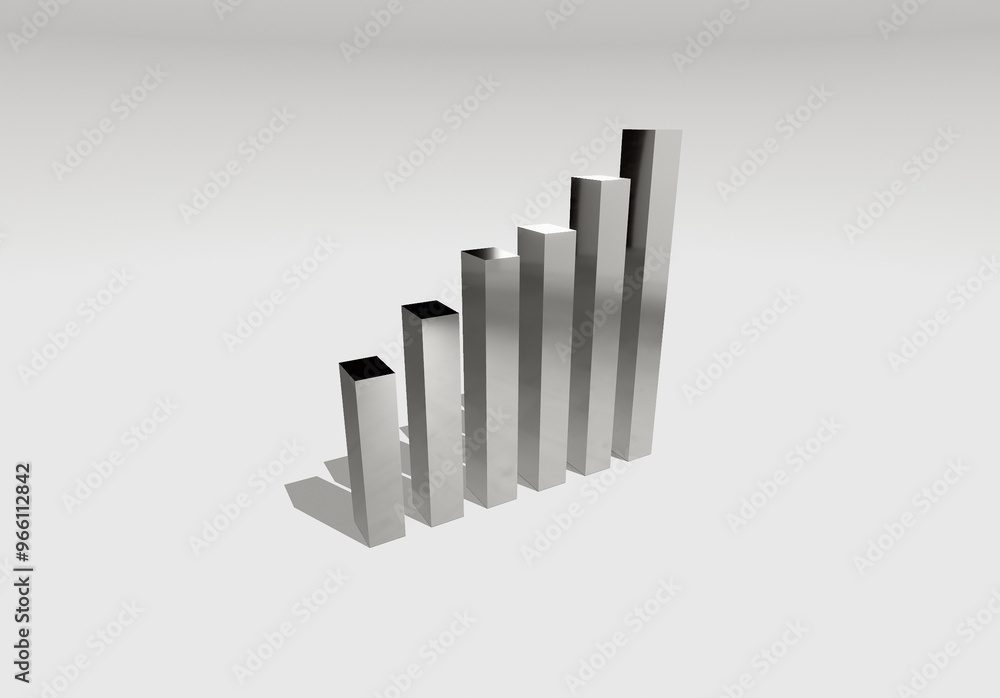 3d metal statistics bards with shadow 3d metal statistics bards with shadow