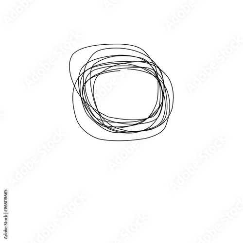 Monochrome wave pattern. Wavy background. Hand drawn lines. Hair texture. Doodle for design. Line art. Black and white wallpaper