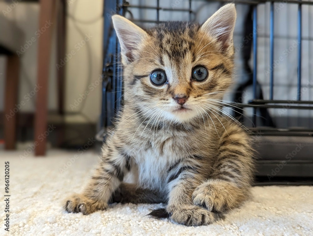 Obraz premium Portrait of a Pixiebob Kitten