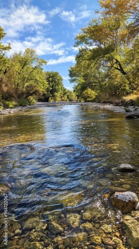 This river restoration initiative features clean water and reintroduced wildlife, enhancing the natural environment and promoting ecological balance within the restored habitat