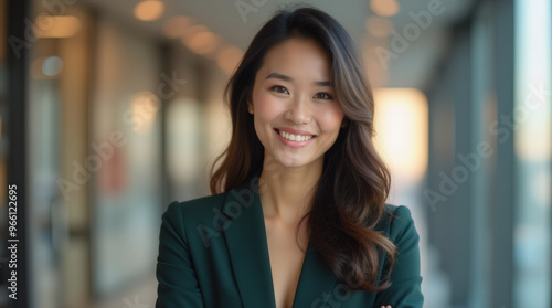 Confident Asian Businesswoman Corporate Headshots - Professional Business Portraits for Executive Profiles, Marketing, and LinkedIn