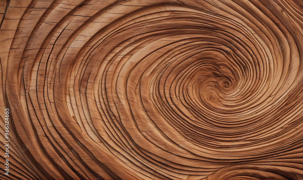 A close-up view of a wood grain pattern, showcasing a unique swirl A close-up view of a wood grain pattern, showcasing a unique swirl