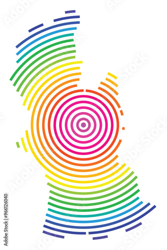 Map of the state or region Manawatu-Wanganui (New Zealand)