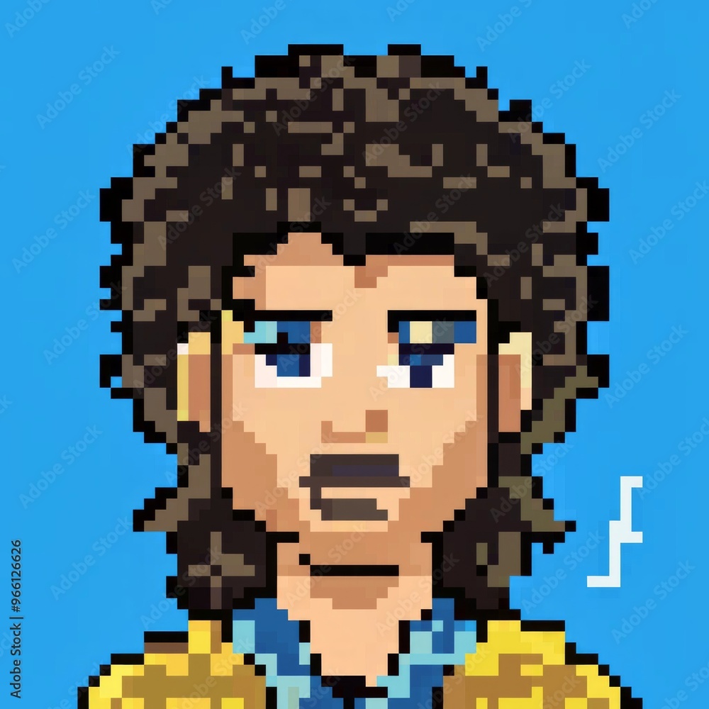pixel man 3d render pixel illustration, artist 3d render made of dots, isolated on white background pixel man 3d render pixel illustration, artist 3d render made of dots, isolated on white background