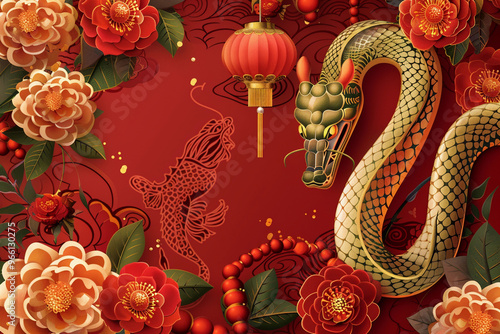 Wallpaper Mural Beautiful greeting card with holiday composition for happy and joy celebrate New Year Torontodigital.ca