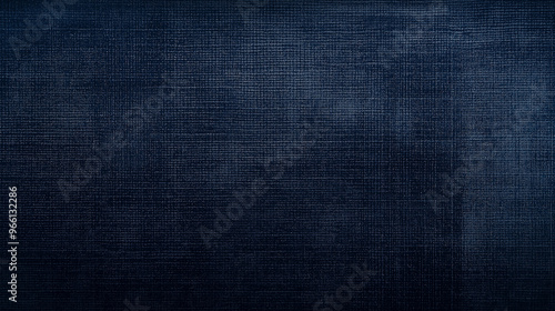 fundo denim azul escuro detalhado e textura de tecido de alta resolução banner têxtil largo e longo