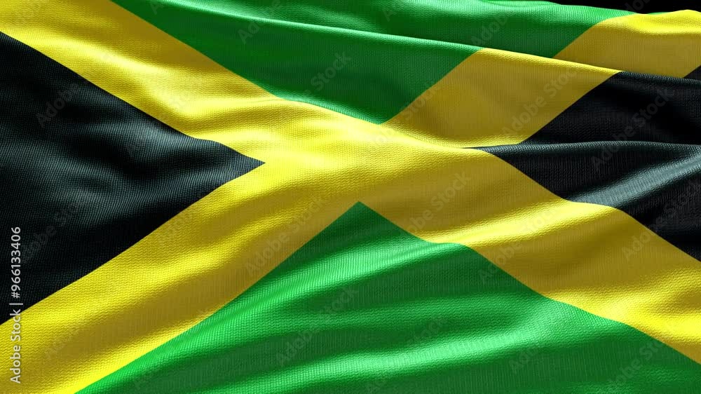 4k render Jamaica Flag video waving in wind Jamaica Flag Wave Loop waving in wind Realistic Jamaica Flag background Jamaica Flag Looping Closeup 1080p Full Hrender 4k animation 4k render Jamaica Flag video waving in wind Jamaica Flag Wave Loop waving in wind Realistic Jamaica Flag background Jamaica Flag Looping Closeup 1080p Full Hrender 4k animation