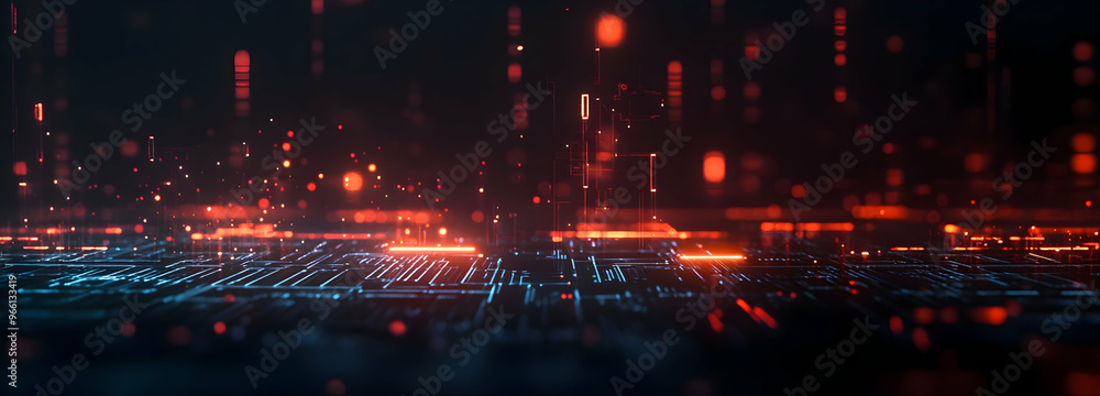 Obraz premium A futuristic vector design that seamlessly combines intricate details with sleek aesthetics.