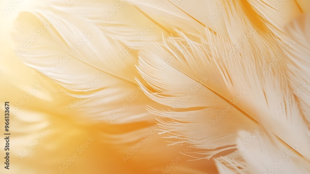 Soft White Feathers Macro Photography Abstract Background Soft White Feathers Macro Photography Abstract Background