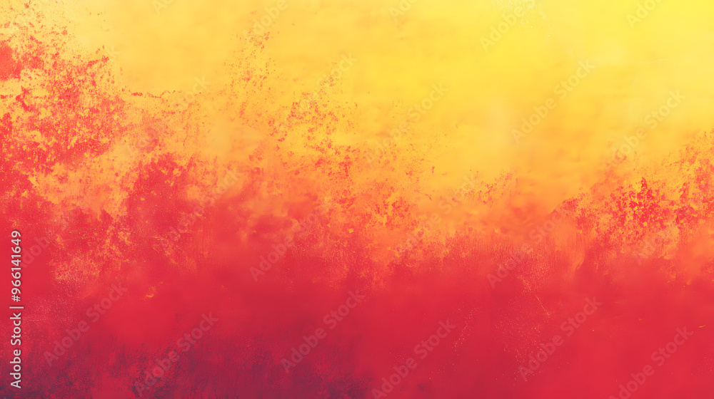 Grainy background in red yellow, grunge texture noise gradient, abstract background for banner, poster, cover Grainy background in red yellow, grunge texture noise gradient, abstract background for banner, poster, cover