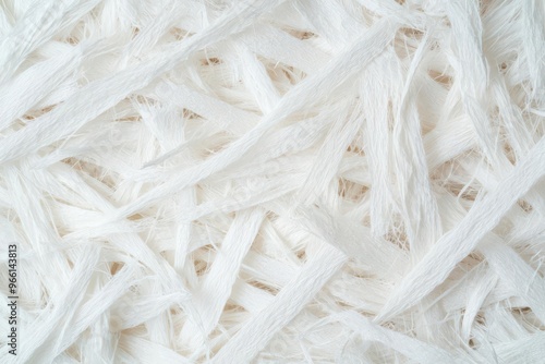 Detailed shot of paper fibers under a microscope, Papermaking fibers, microscopic view, precision
