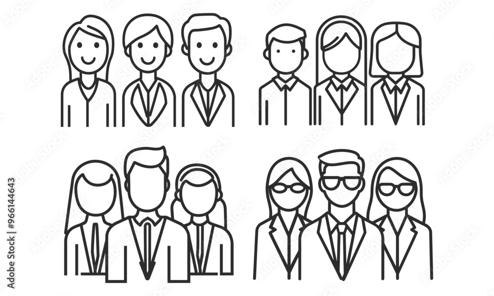 Employee icon or logo isolated sign symbol vector character illustration Employee icon or logo isolated sign symbol vector character illustration