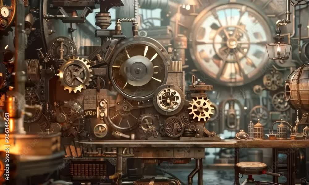 Steampunk Mechanical Workshop, Video Steampunk Mechanical Workshop, Video