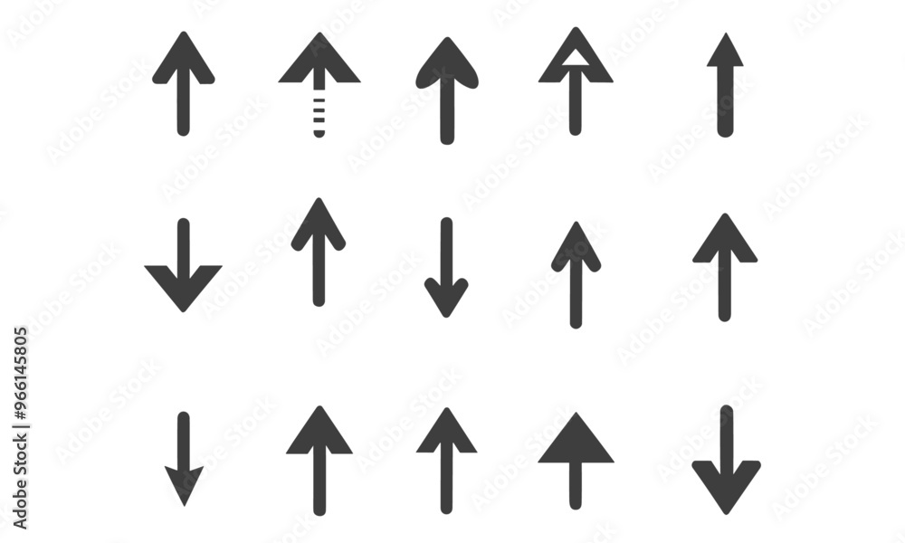 Collection different arrow icon interface design Collection different arrow icon interface design