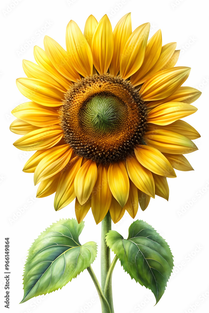 Obraz premium digital painting look awesome sunflower
