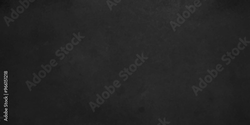 dark wall, black background, Close up of clean school horizontal chalkboard. Vector grungy texture with chalk rubbed out on black background, black leather, Dark gray background backdrop studio, wall.