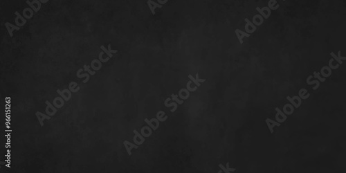 dark wall, black background, Close up of clean school horizontal chalkboard. Vector grungy texture with chalk rubbed out on black background, black leather, Dark gray background backdrop studio, wall.