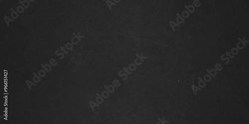 dark wall, black background, Close up of clean school horizontal chalkboard. Vector grungy texture with chalk rubbed out on black background, black leather, Dark gray background backdrop studio, wall.
