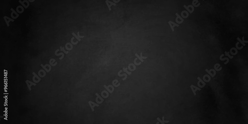 dark wall, black background, Close up of clean school horizontal chalkboard. Vector grungy texture with chalk rubbed out on black background, black leather, Dark gray background backdrop studio, wall.