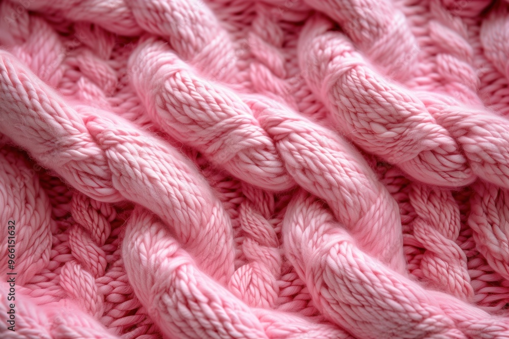 A close up of a pink knitted item with a fuzzy texture A close up of a pink knitted item with a fuzzy texture