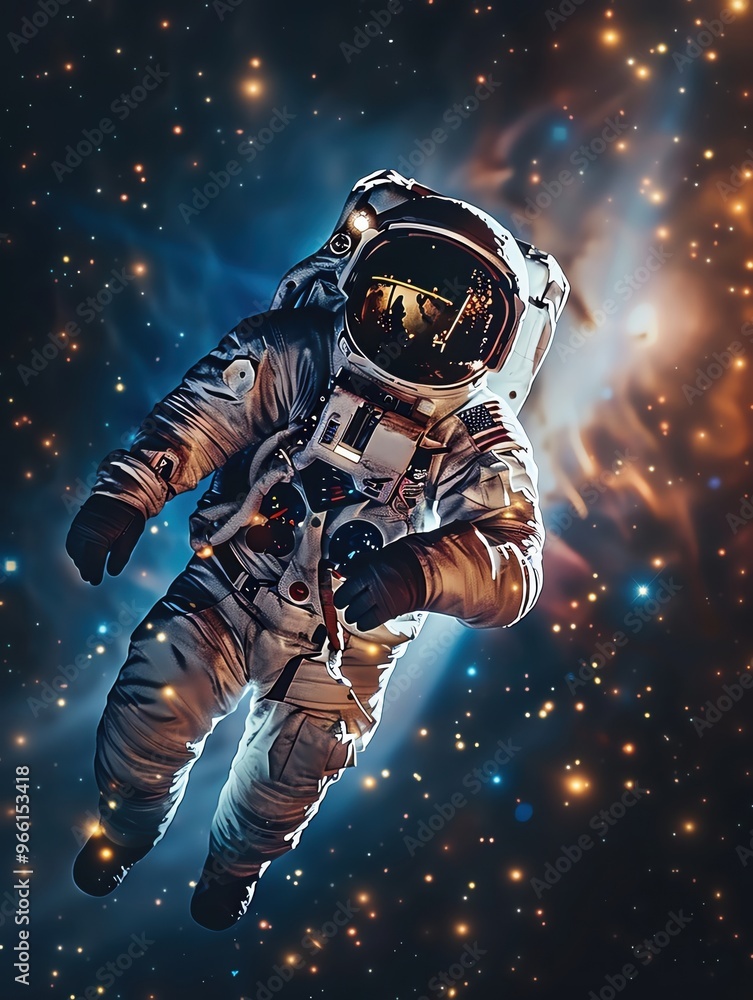 International Day of Human Space Flight, space-themed elements, ample copy space International Day of Human Space Flight, space-themed elements, ample copy space