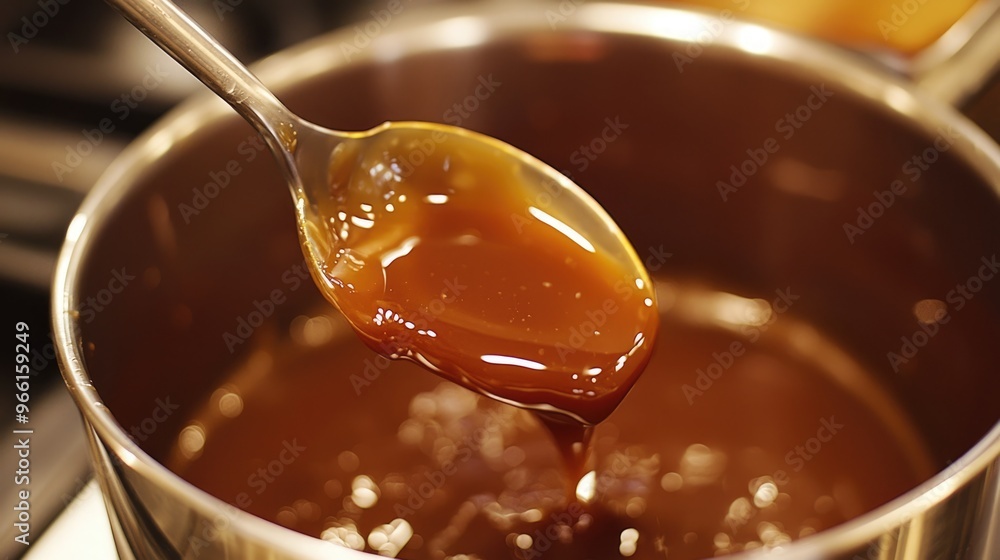 Satisfying Process of Making Homemade Caramel on the Stove Satisfying Process of Making Homemade Caramel on the Stove