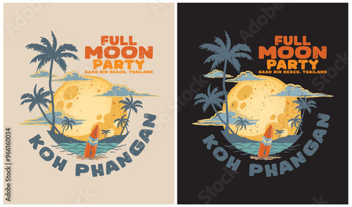 Full Moon Party Koh Phangan - Haad Rin, Thailand