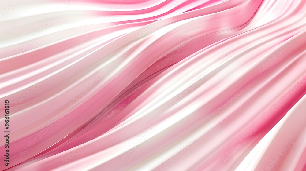 Abstract Pink and White Wavy Fabric Texture Abstract Pink and White Wavy Fabric Texture