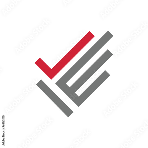 hand right for vote logo vector eps outline stroke