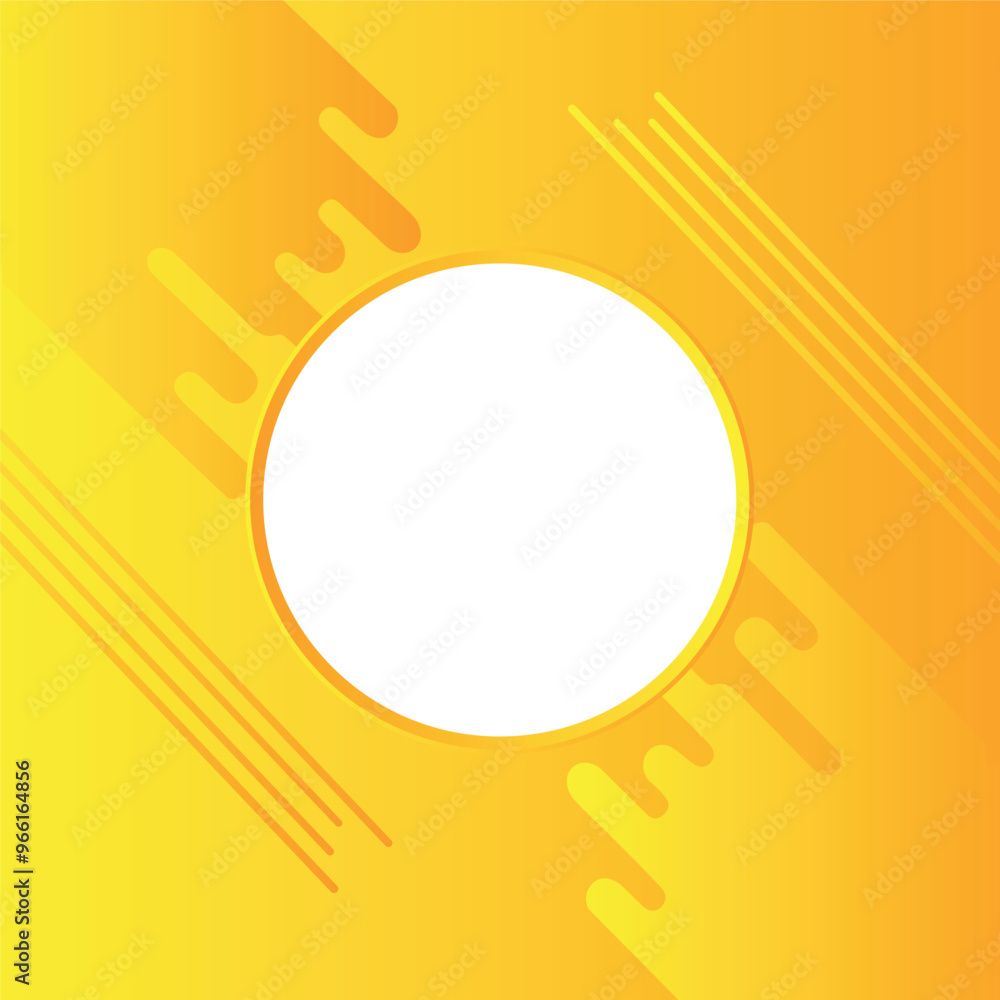 Yellow Gradient Geometric Tech Concept with white circle shapes design Abstract flyer, magazine Yellow Gradient Geometric Tech Concept with white circle shapes design Abstract flyer, magazine