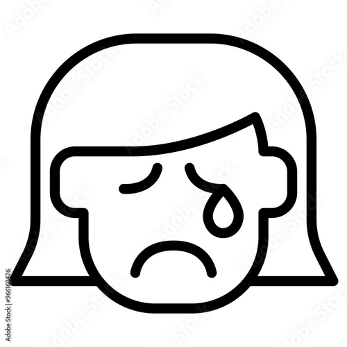 Crying icon