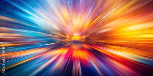 Wallpaper Mural Abstract Radial Burst of Colorful Lines, Abstract, Speed, Motion, Colorful Torontodigital.ca