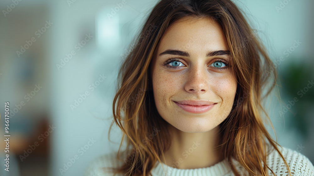 Portrait Leader And Happy Business Woman Modern Portrait Leader And Happy Business Woman Modern