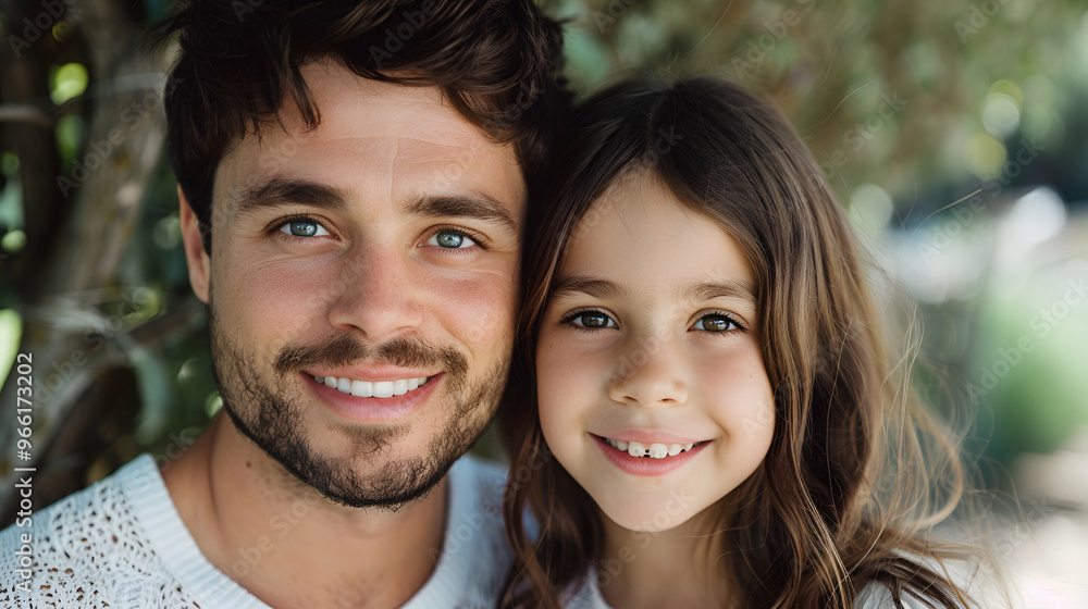 Portrait Cheerful Family Portrait Cheerful Family