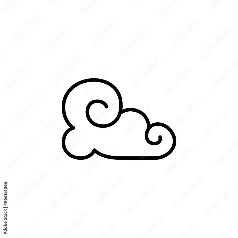 Abstract Cloud , Chinese Cloud , Curl cloud ,Decoration cloud, cloud icon Abstract Cloud , Chinese Cloud , Curl cloud ,Decoration cloud, cloud icon