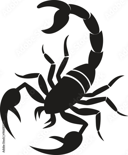 scorpion silhouette victor illustration