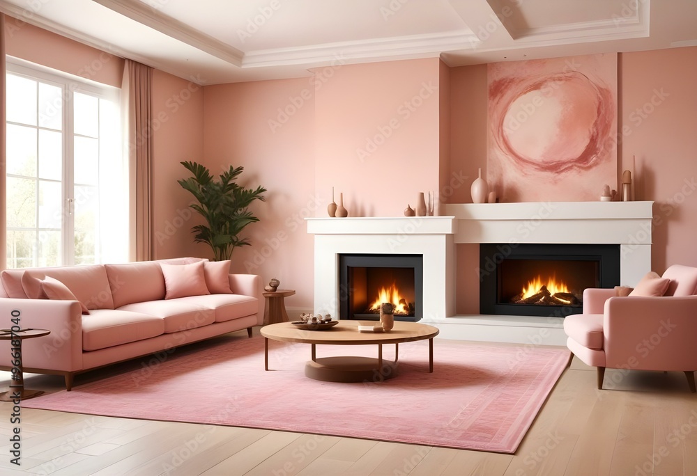 Photo modern style interior room 3d illustration Interior frame living room with colorful white sofa Photo modern style interior room 3d illustration Interior frame living room with colorful white sofa