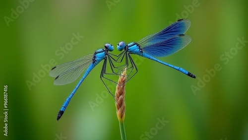 Intimate Dragonflies in Nature
